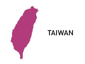 Outline of country of Taiwan